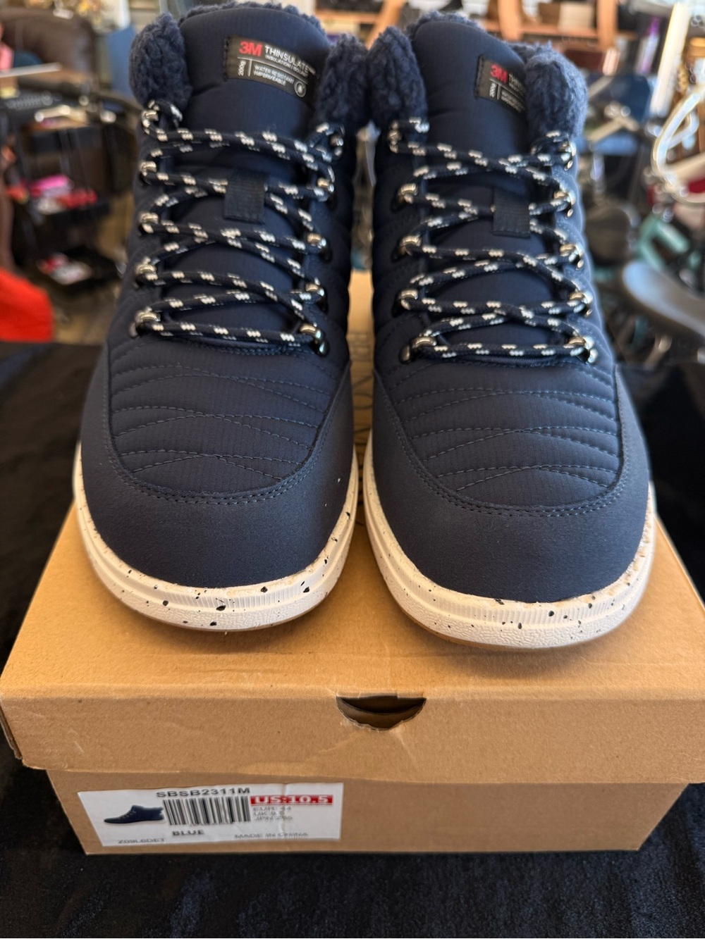 3M Thinsulate Navy Men's Winter Boots